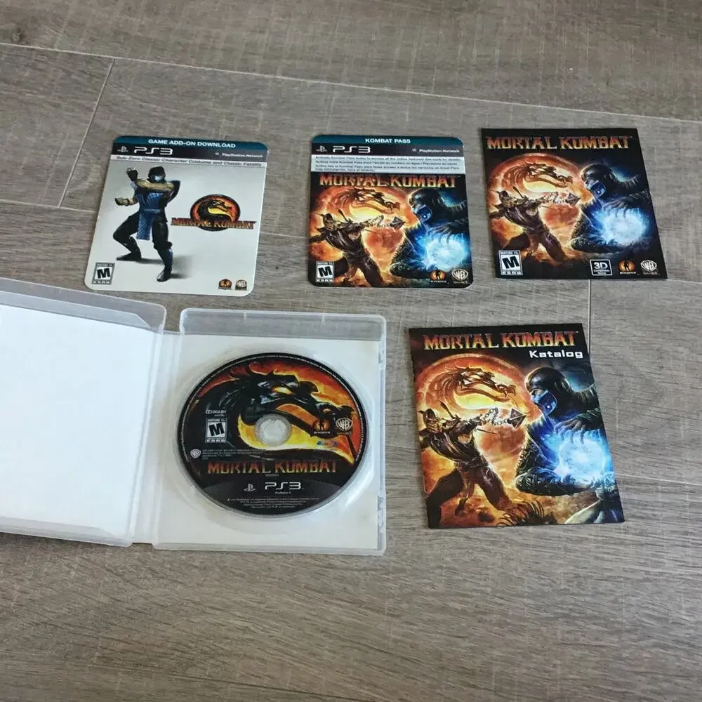 SONY PLAYSTATION 3 Mortal Kombat Exclusive Content Kratos God of War